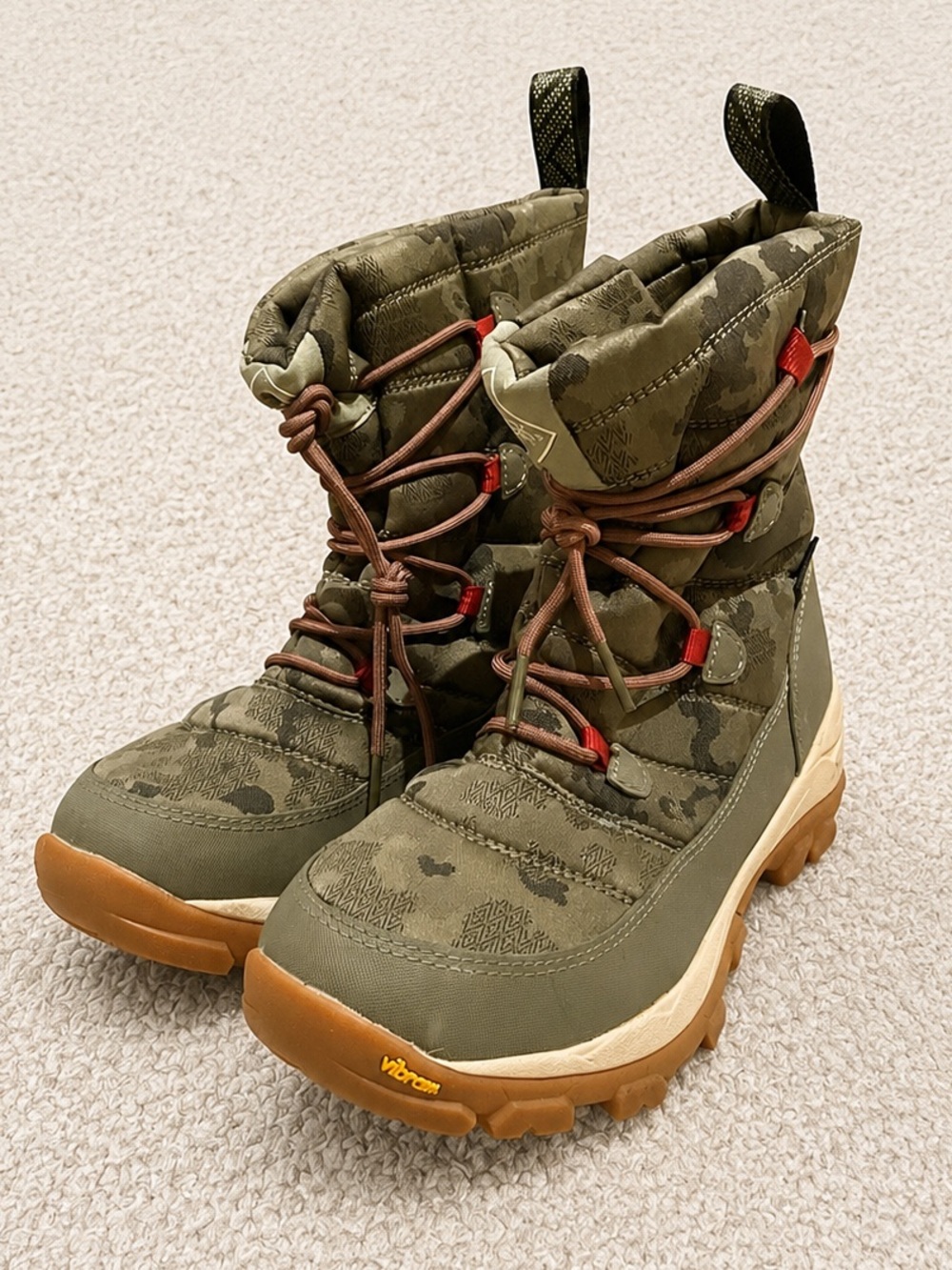 Women’s Muck Nomadic Sport AGAT Lace Boots, Olive/Camo, W6